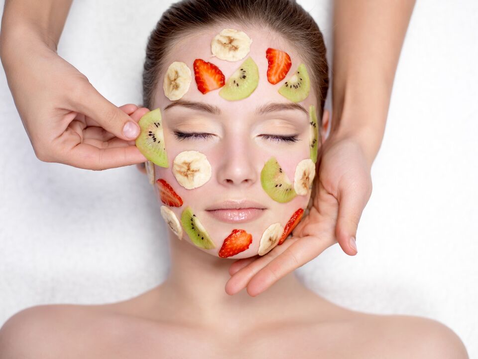 fruitmasker voor huidverjonging